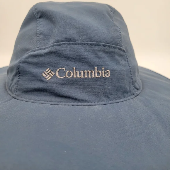 Youth Columbia Titanium Omi-Shade Bucket Hat Navy One Size Unisex - Picture 2 of 10